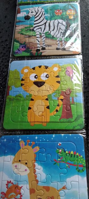Nowy zestaw 3 puzzli
