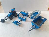 Klocki LEGO traktor przyczepy farma