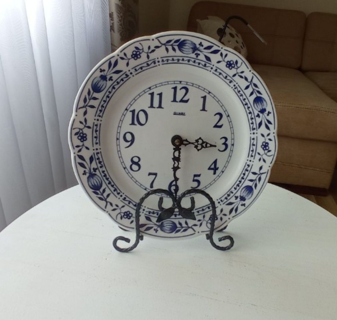 Годинник часы Синий лук фарфор порцеляна Німеччина
