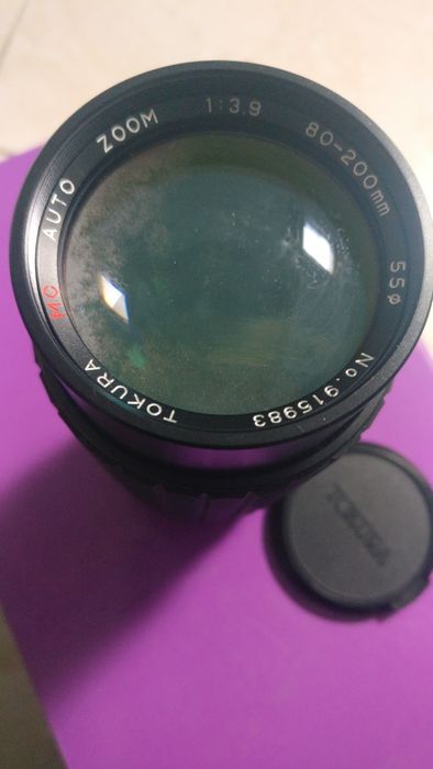 Objectiva para máquina.