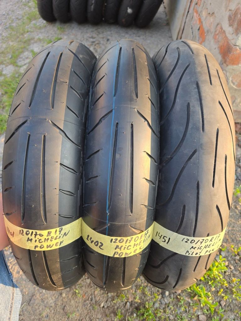 120/70ZR17 Michelin power 5 cup 120 70 pilot power Pirelli