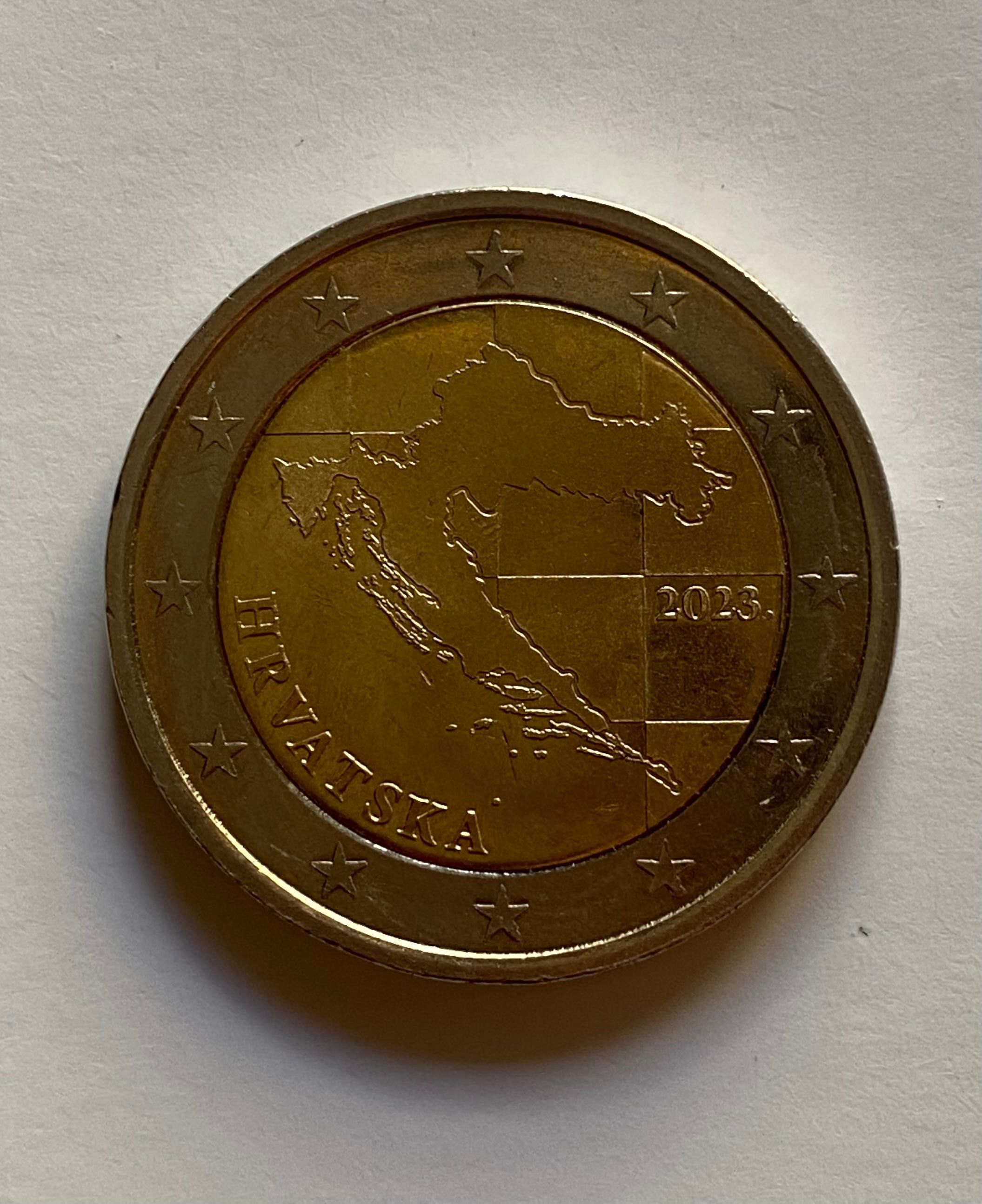 Coleção Moedas - Croácia - 2€ , 1€ , 50, 20 e 10 cêntimos - Euro
