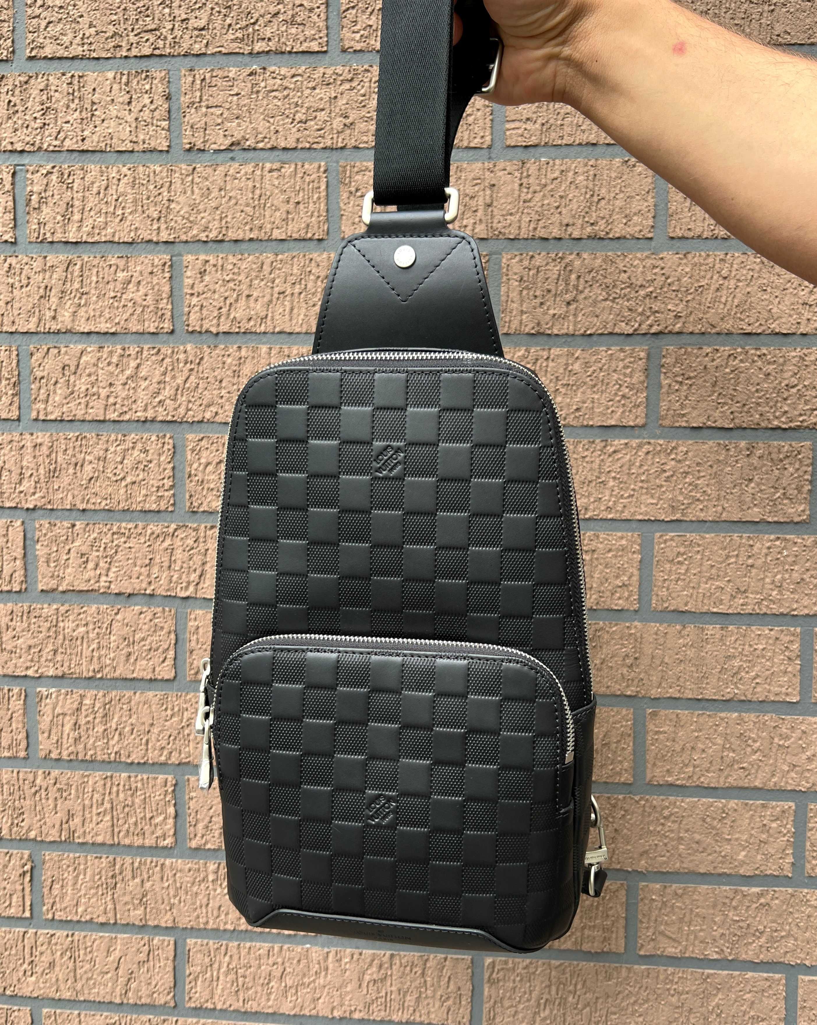 Сумка-слінг Louis Vuitton Avenue Damier Infini | AVENUE SLING Taiga