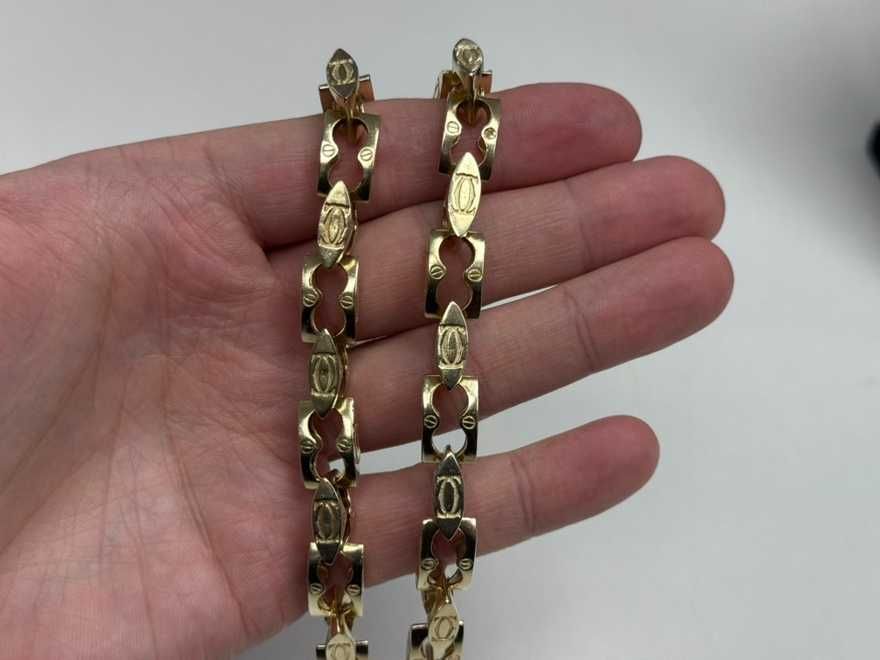 Złoty Łańcuszek CARTIER P585 14K 140.3G 60Cm! FASON Rzgowska 12