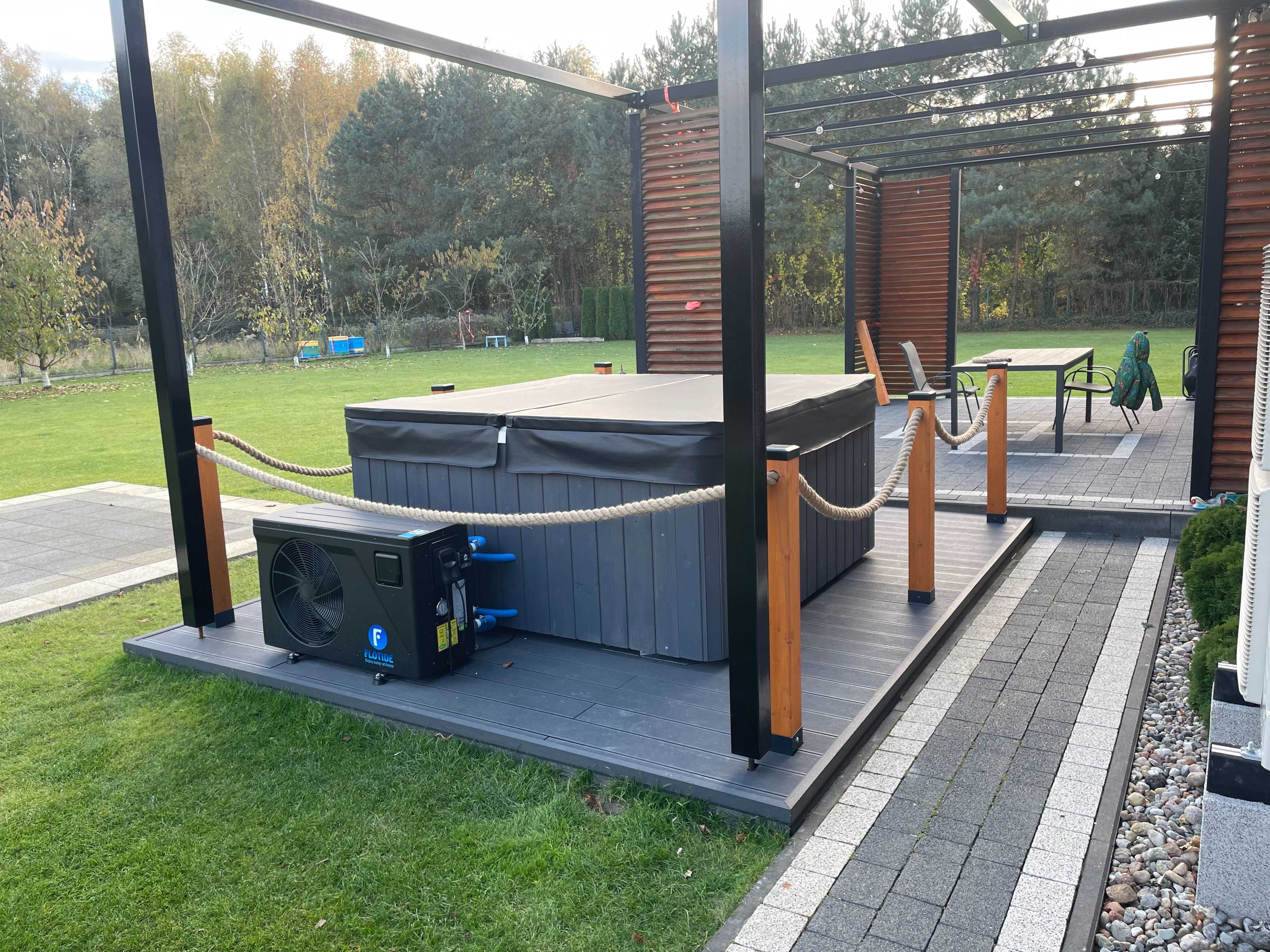 Jacuzzi ogrodowe balia basen pokrywa zdobienie Indywidualne zdobienie