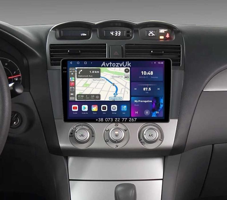 Магнитола CAMRY 40 Toyota SOLARA Солара GPS Кемри CarPlay Android 14
