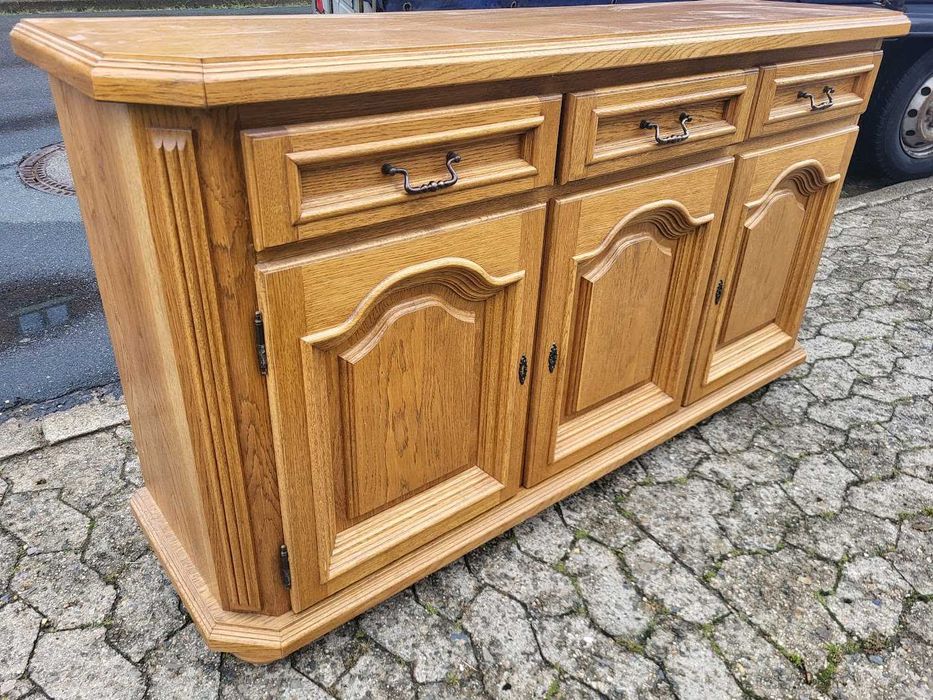 Komoda dębowa z szufladami komoda pod telewizor