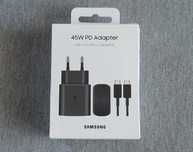 Ładowarka Samsung 45W z kablem USB-C.