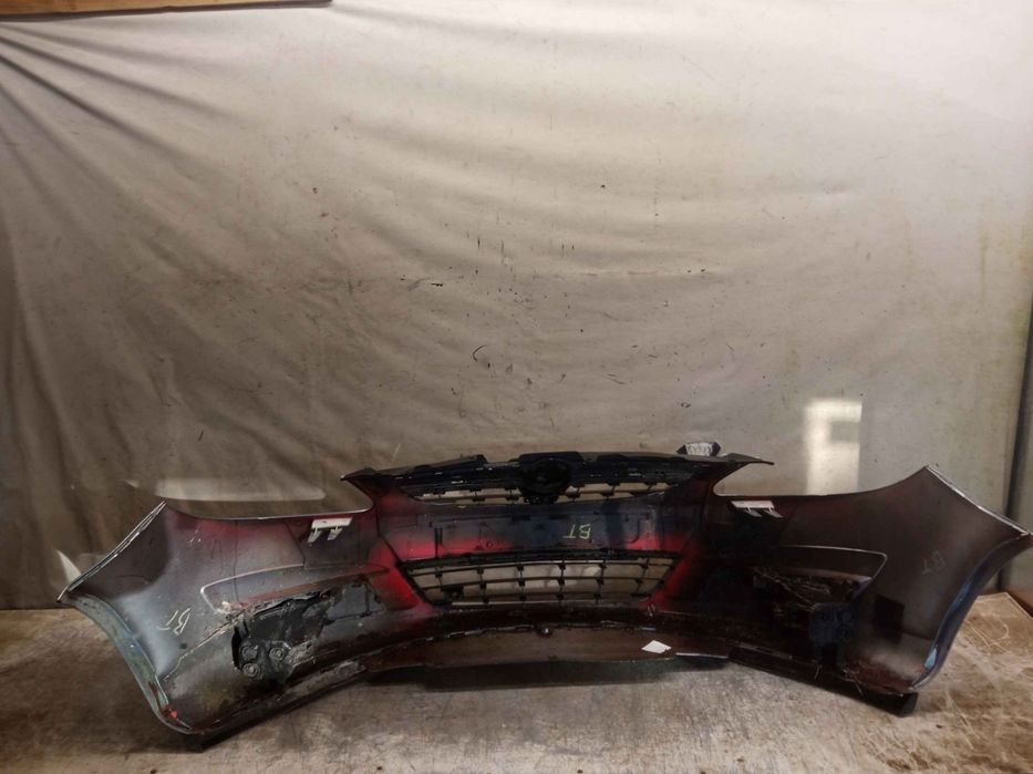 ^ ZDERZAK PRZÓD PRZEDNI OPEL CORSA D Z21C BŁĘKITNY MORSKI HALOGENY