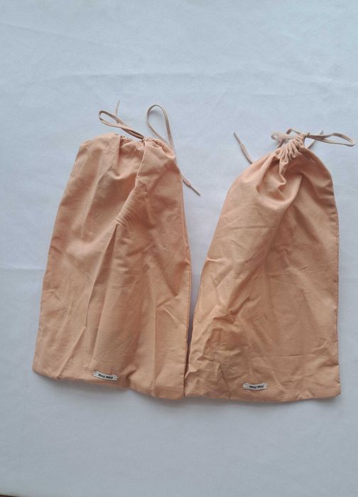 Buty baleriny MIU MIU * skórzane * NOWE