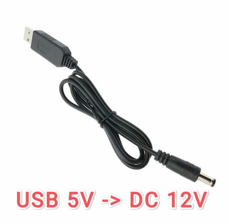 12в usb кабель для роутера від павербанка. 5в на 12в юсб кабель DC 5.5