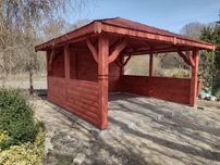 Altana ogrodowa,Wiata garażowa 4x4 m