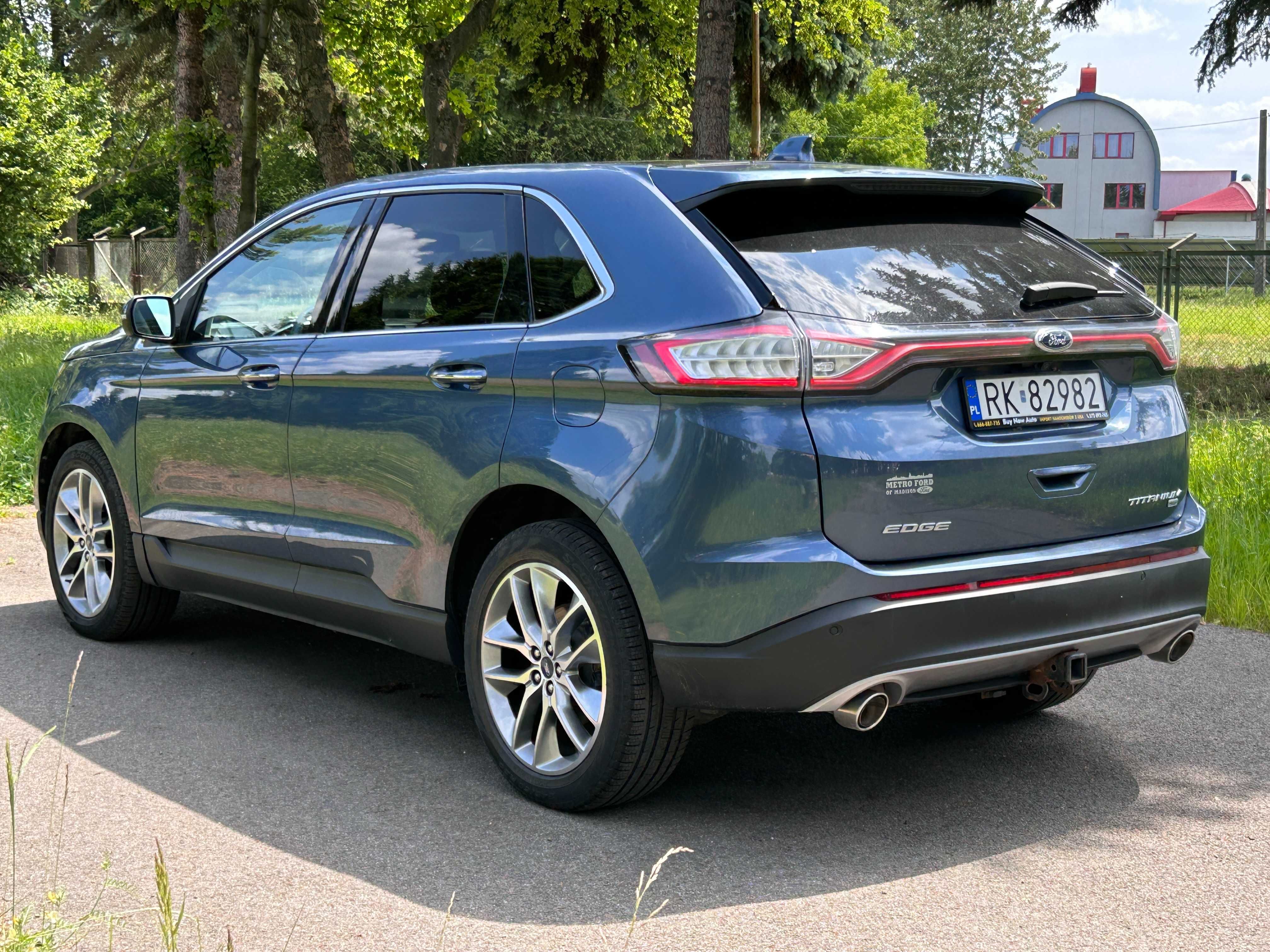 Ford Edge*Titanium*290KM*Automat*4x4*12.000km*Nawigacja*Skóra*