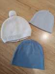 3 toucas/gorros para bebé
