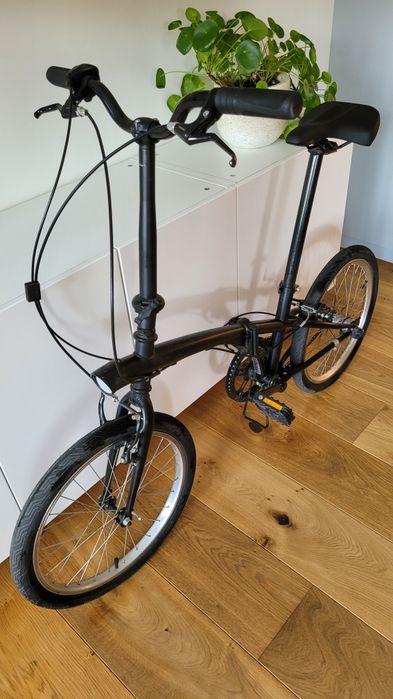 Rower miejski skladany Btwin 3 biegi Shimano Nexus, Selle Royal