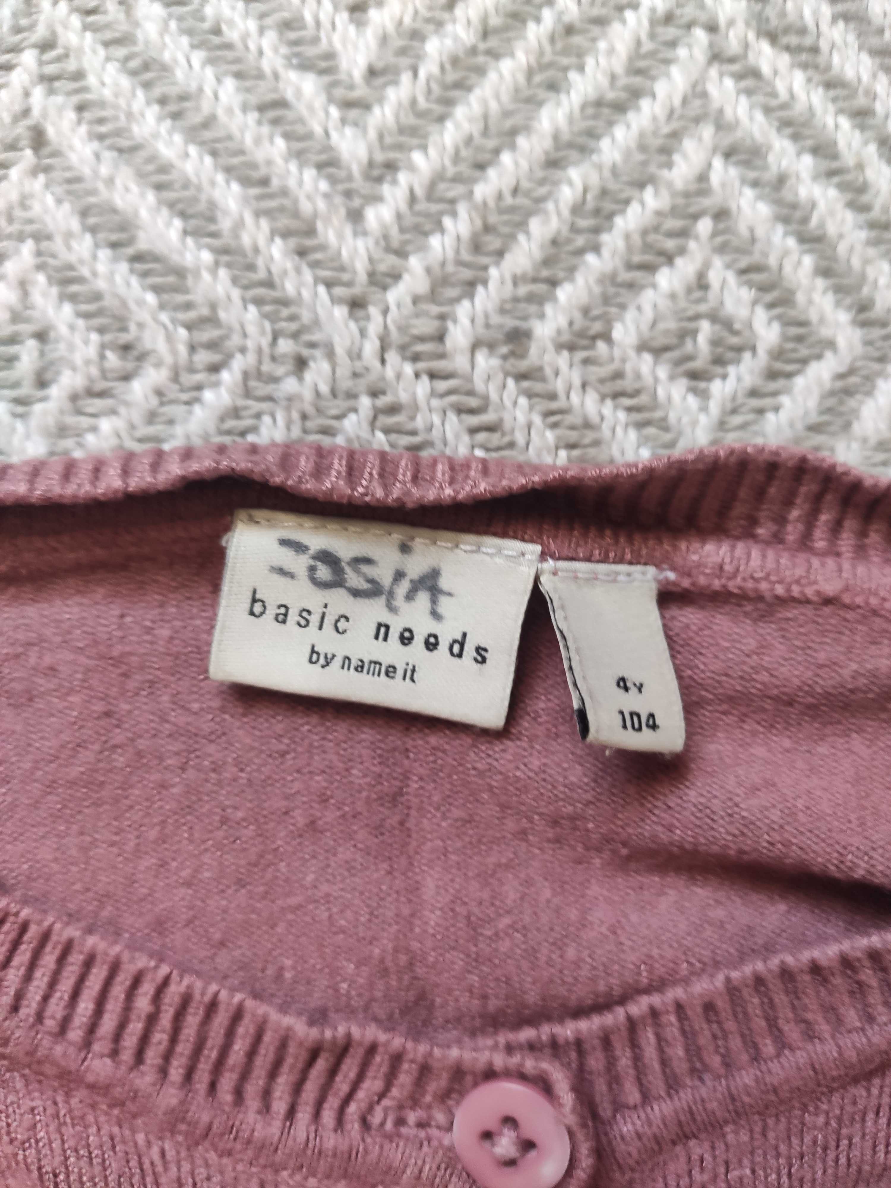 Brązowy sweter rozmiar 104 dla dziewczynki