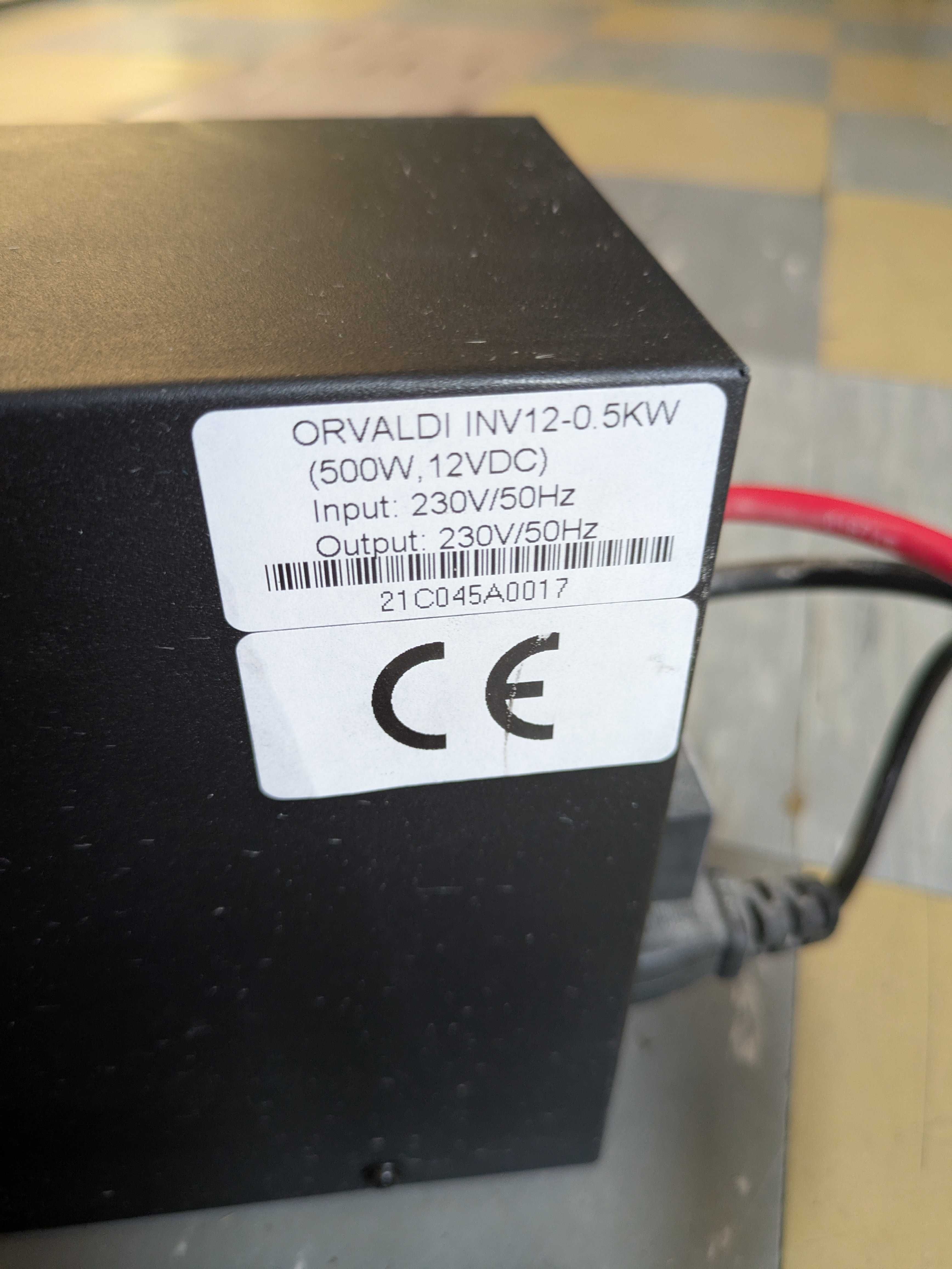 Inwerter UPS ORVALDI 500W 12V – idealny do awaryjnego zasilania
