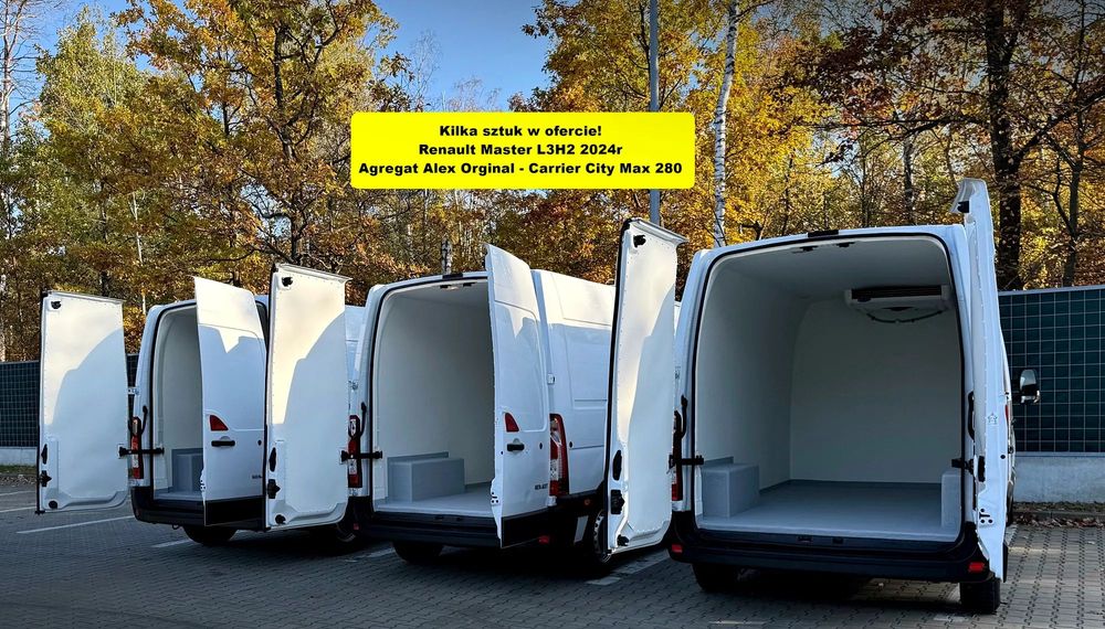 Renault Master L3H2 Chłodnia do -5&#039;C - zabudowa, agregat Carrier Citimax 280  Salon Polska / Ducato / Boxer / Jumper / Movano