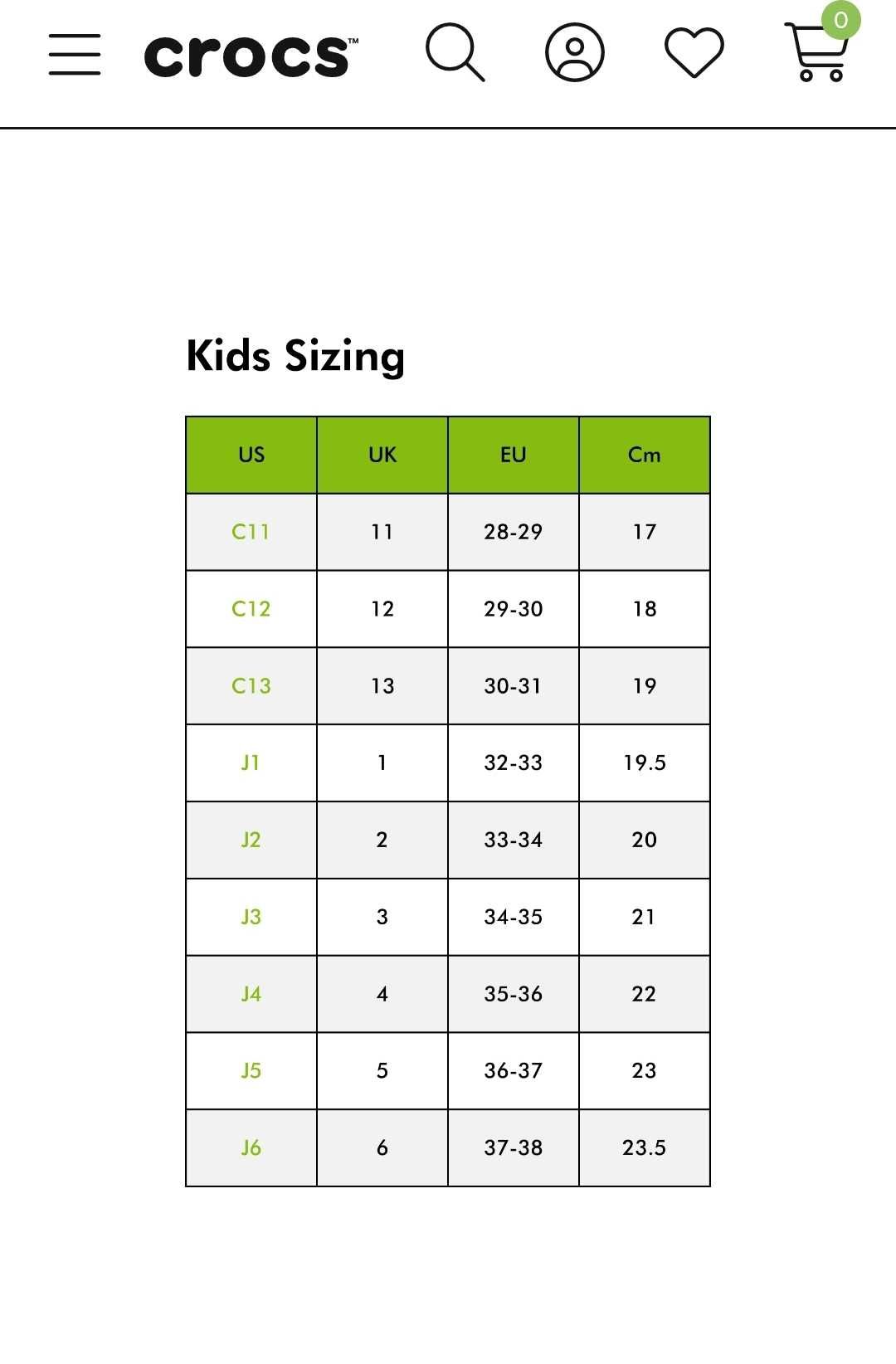 Kalosze crocs  rozm . 29- 30  C12 żółte