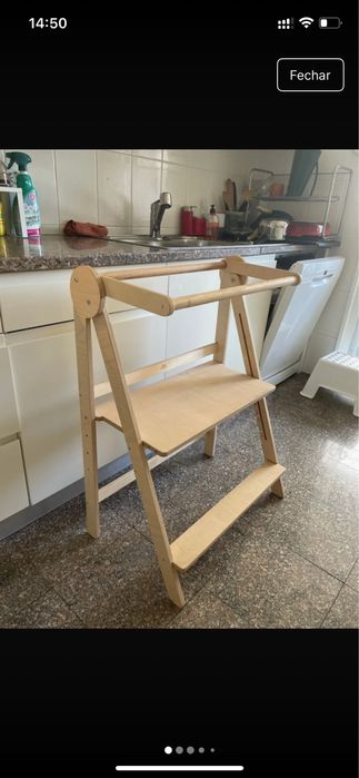 Torre de aprendizagem dupla dobravel