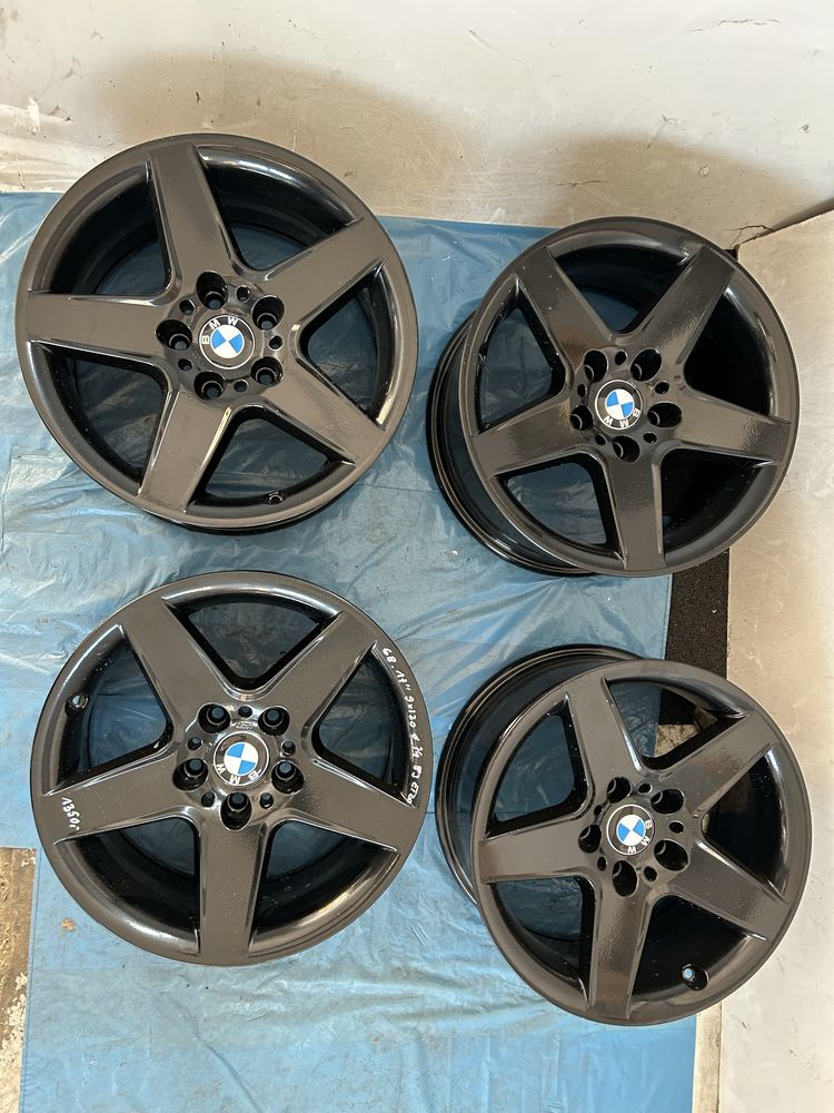 68 Felgi Aluminiowe BMW R 17 5x120 otwót 74 Bardzo Ładne Czarne E 39