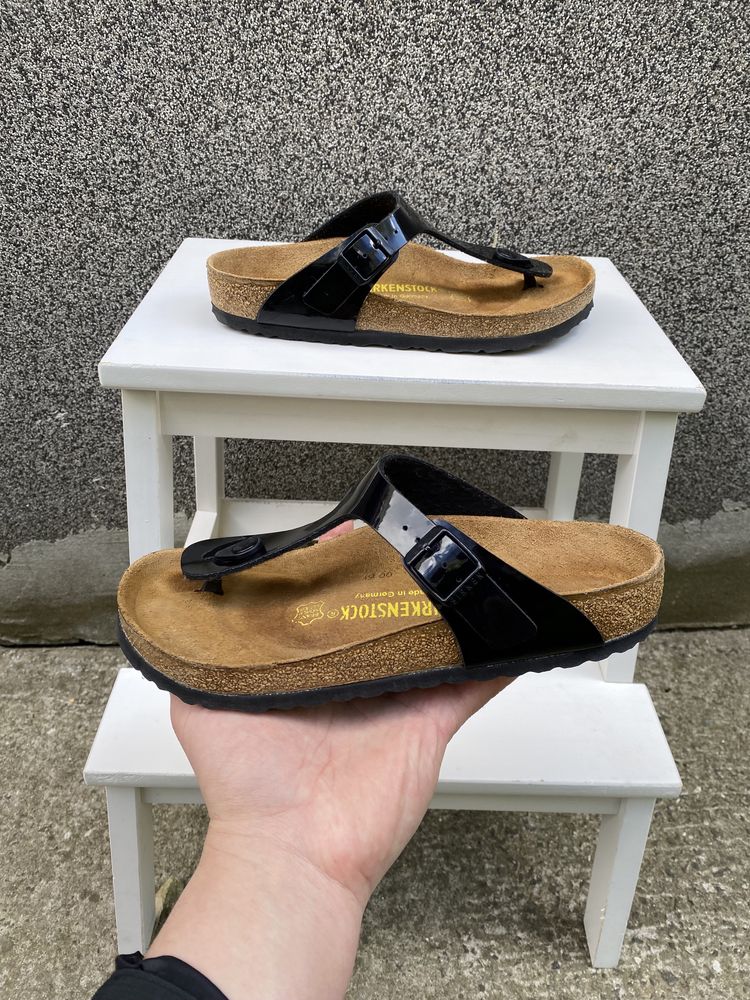 Оригінал ортопедичні шльопанці Birkenstock Gizeh в’єтнамки 38р 24,5см