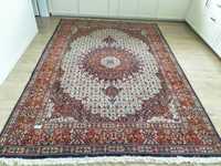 Przepiękny Moud Iran ręcznie tkany wełniany dywan 197x280cm nr 1168