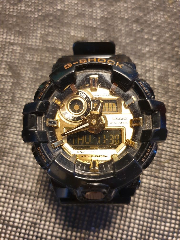 Oryginalny zegarek Casio G-SHOCK GA-710 GB, 200 m