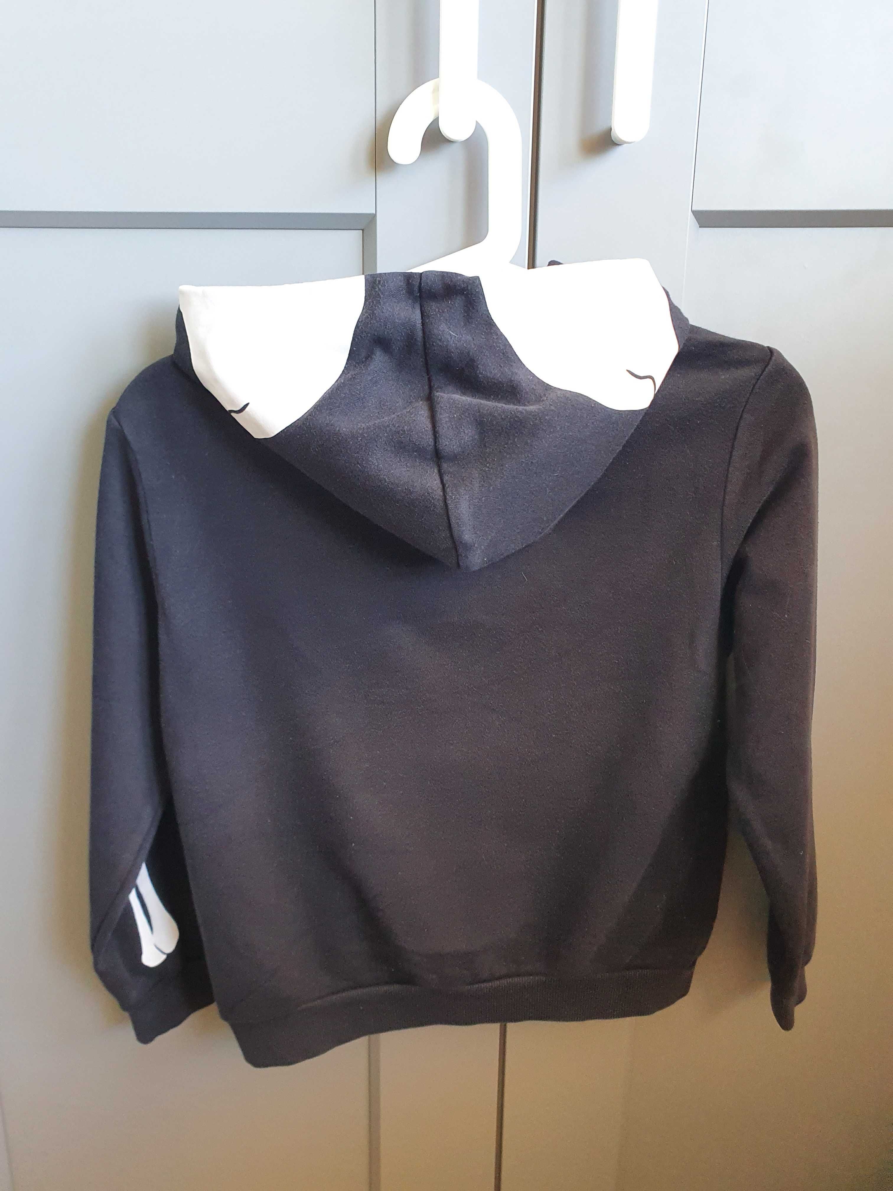 Bluza kościotrup dla dziewczynki H&M Halloween 8-9 lat r. 134 cm