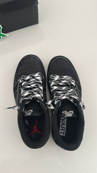 Jordan 1 Low X travis scott Black Phantom 41
