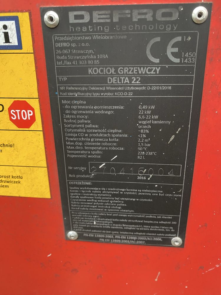 Kocioł Grzewczy.Defro.Tanio! (Pompa i dmuchawa sterowanie).