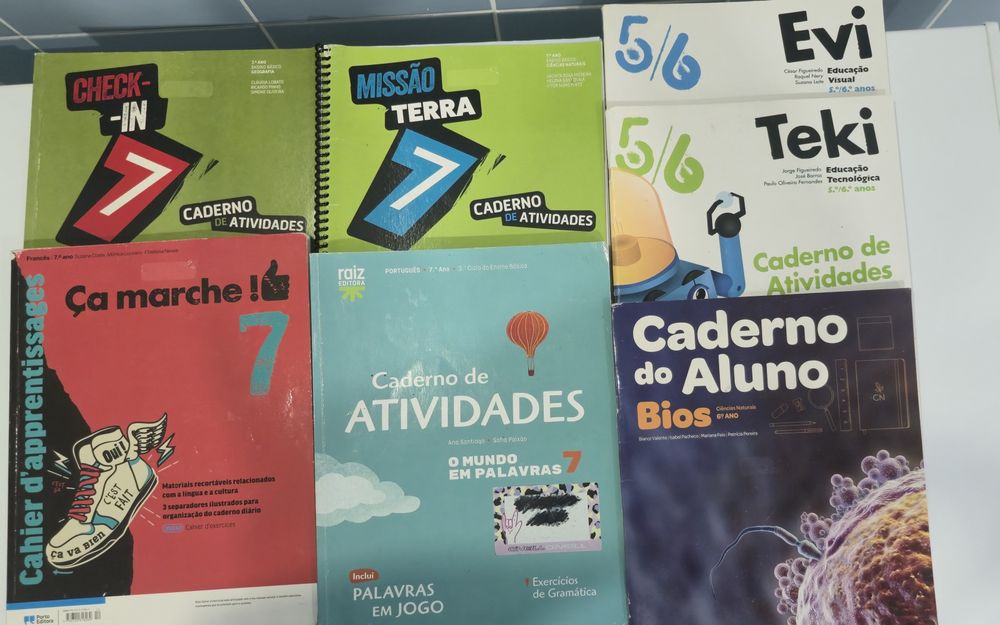Livros de fichas 5°/6°/7° anos