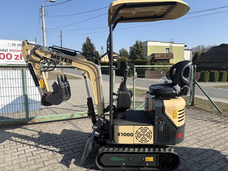 Minikoparka MEYER X1000 (skretne ramie,silnik KOOP) LEASING