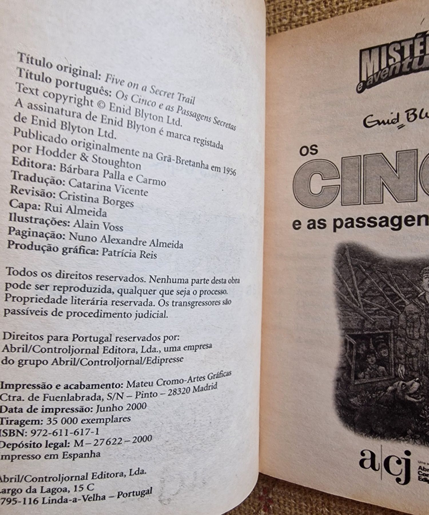 Os Cinco e as passagens secretas