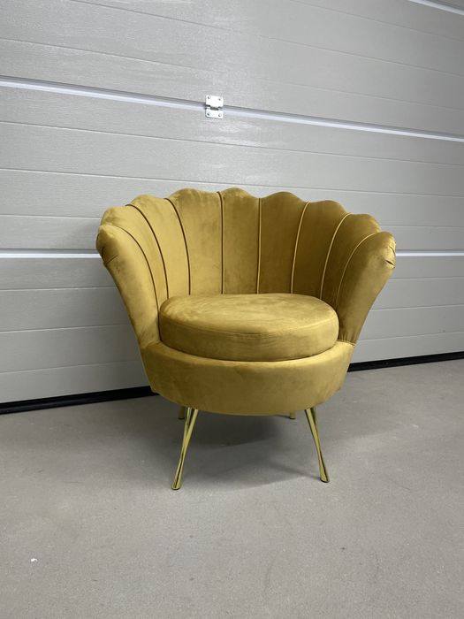 Fotel Muszla szeroki wybór tkanin velvet tkaniny