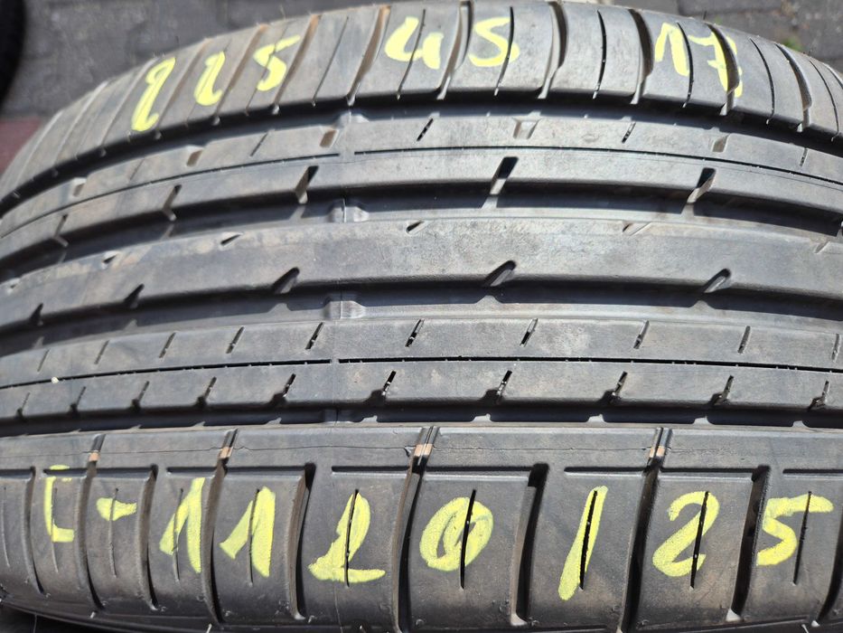 225/45r17 91W (L1120/25)08 2szt 6,5/7mm 22r Ziex ZE914B Ecorun FALKEN
