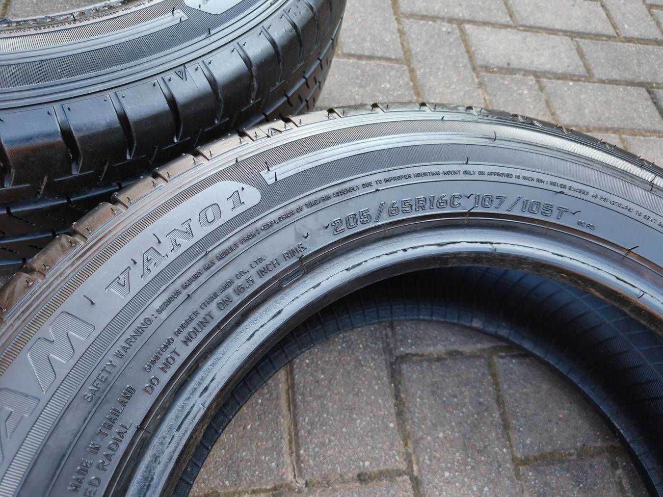205/65 107/105T R16C FALKEN Van01 8mm Opony Letnie 2017r 2szt Tanio