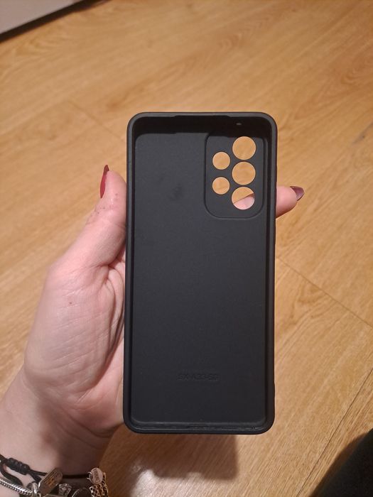 Euri case oprawka Samsung a33 5g czarna serce matowa