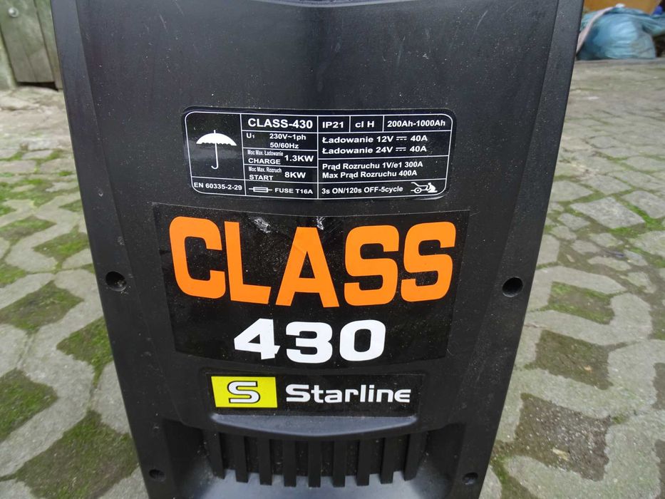 NOWY! 430A prostownik starline class 430, urządzenie rozruchowe 12-24V