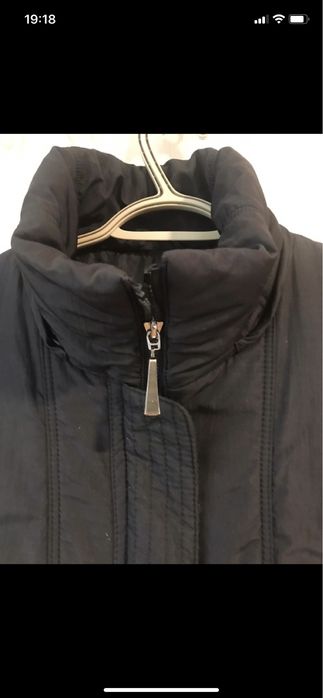 Gerry Weber Edition Outdoor długa czarna kurtka ocieplana 46