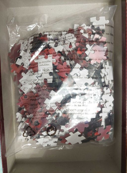 Puzzle Super 3D, Fire Dragon, 500 peças, com saco original selado