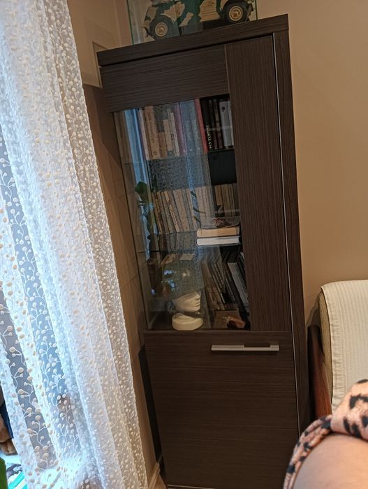 Witryna Komoda przeszklona - wenge