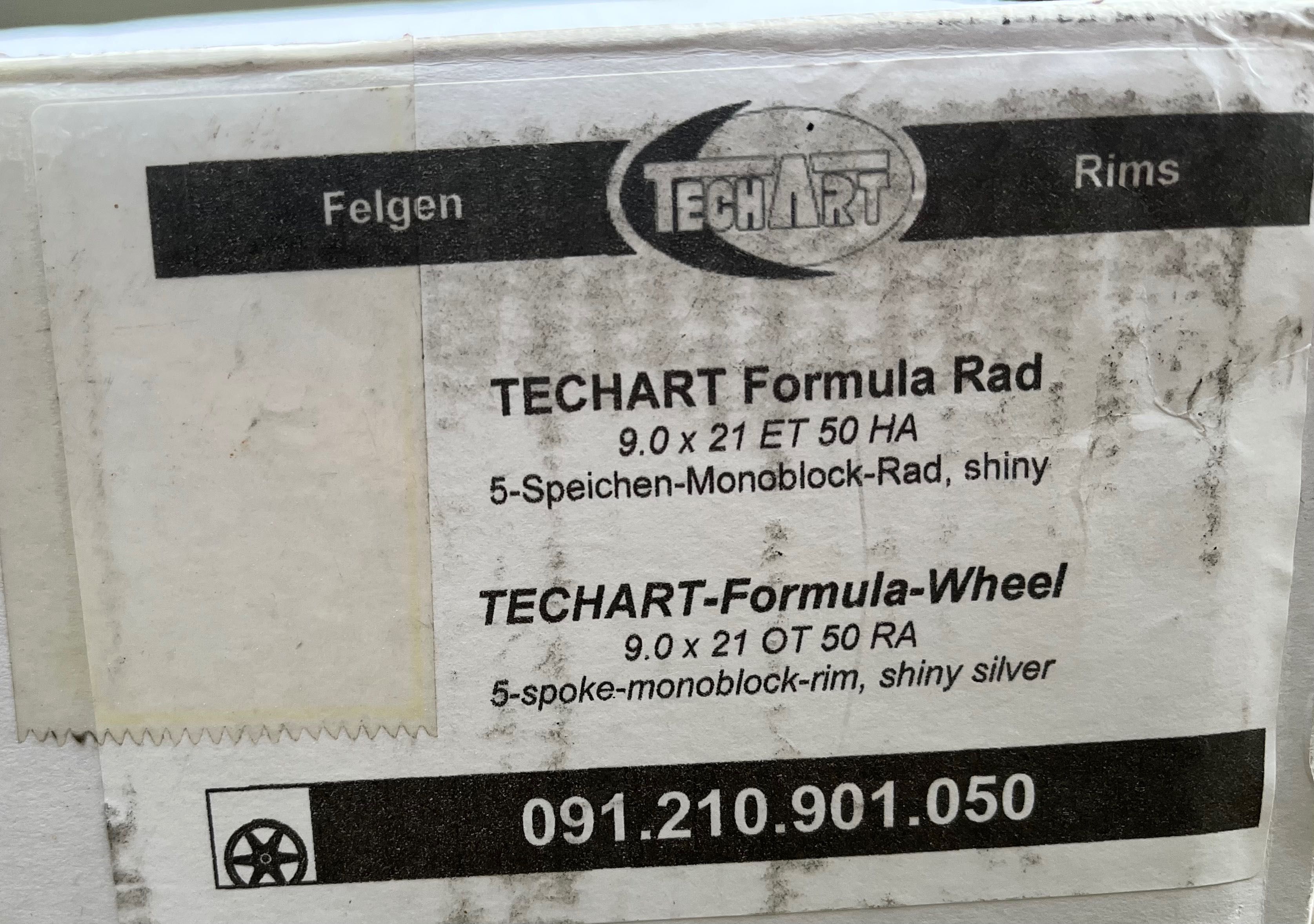 Felga 21 Techart Formula Porsche  Cayenne 5x130, et50, Cayenne