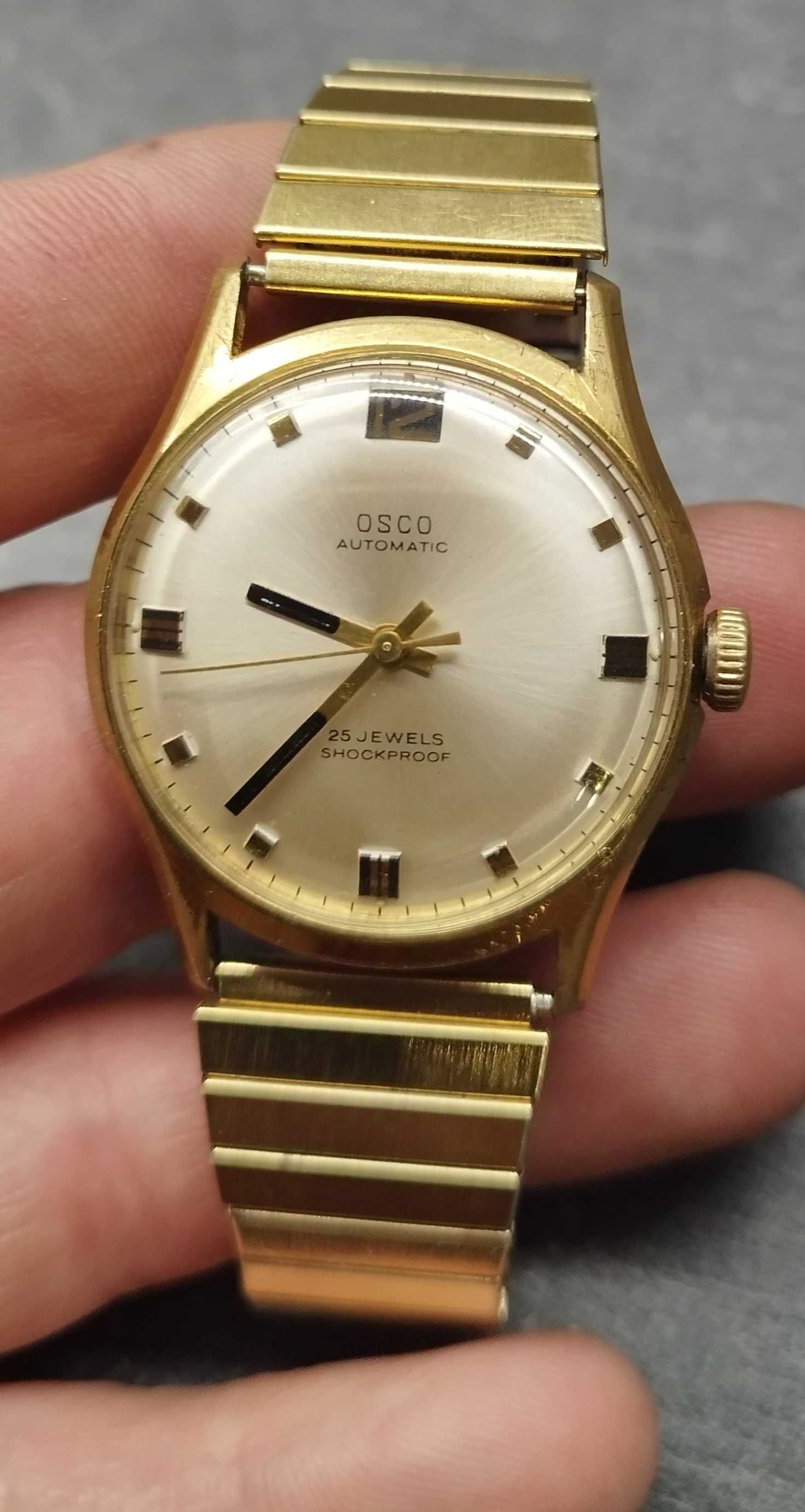 Śliczny zegarek niemiecki OSCO automatic vintage 60 lata kolekcja