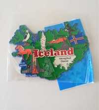 magnes na lodówkę - Islandia mapa