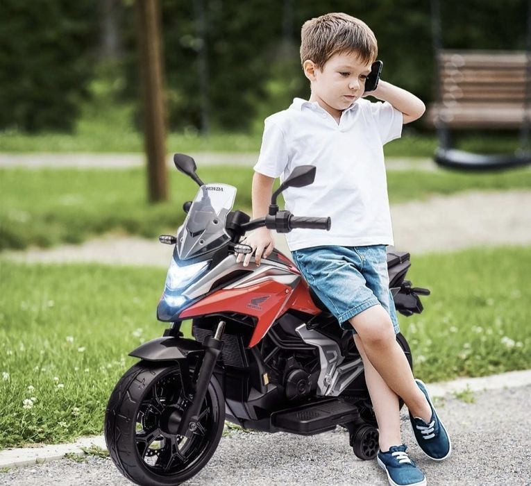 Nowy motocykl dla dzieci na akumulator z licencją hondy