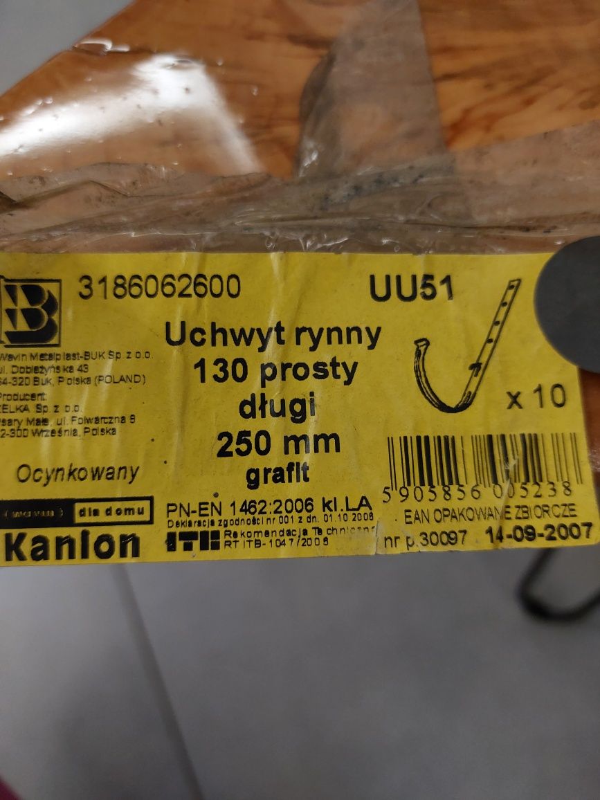 Uchwyt rynny 130 długi Kanion Wawin