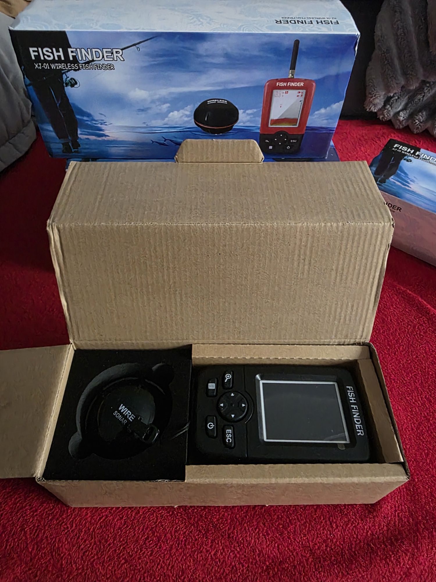 Echosonda sonar fish finder typu deeper.