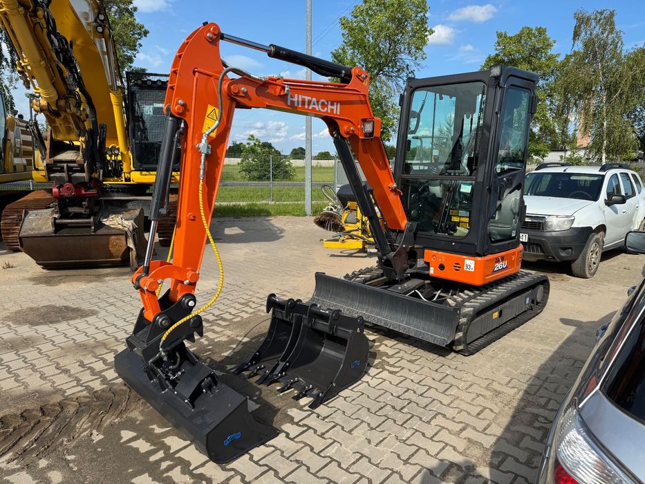 Hitachi ZX26-6 2740kg  Minikoparka  2025 rok , 2740kg 5 LAT GWARANCJI!