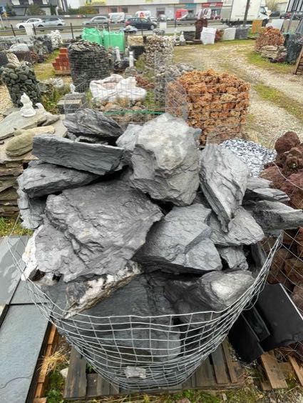 Czarna Skała Akwarystyczna Łupek Filitowy Filit Kamień Wapień Malawi